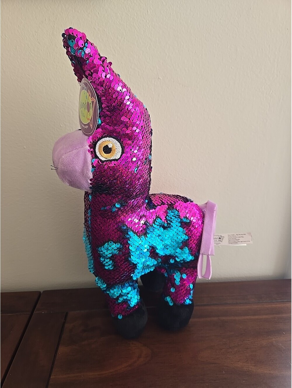Donkey Piñata Redemption Plus Toy Plush Stuffed Animal Sequin Fortnite 13"